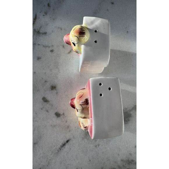 Rare Vintage Japan Anthropomorphic MCM Ducks Salt & Pepper Shaker Set - Picture 3 of 7